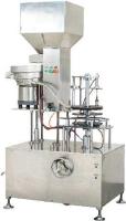 Machine de capsulage de vis automatique de sécurité pour des produits d'aérosol 80 bouteilles/min