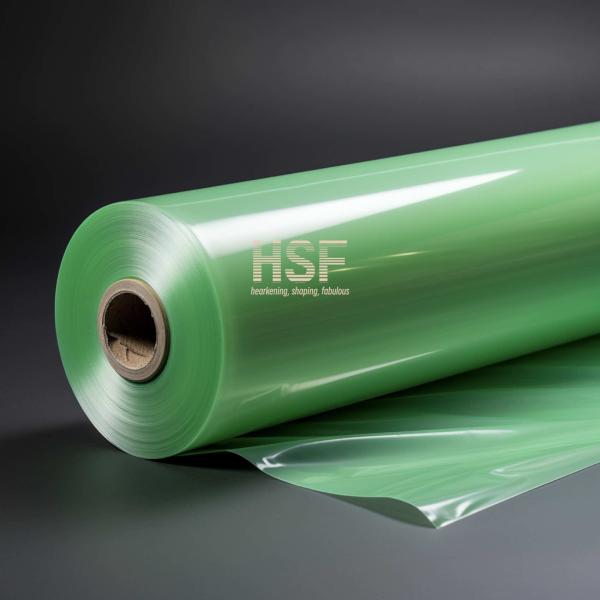 30uM Зеленый моноаксиально ориентированный полиэтиленовый пленка оберточный пленка