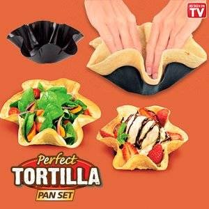 Black Kitchen Baking Tools Personalized Tortilla Bowl Maker Silicone