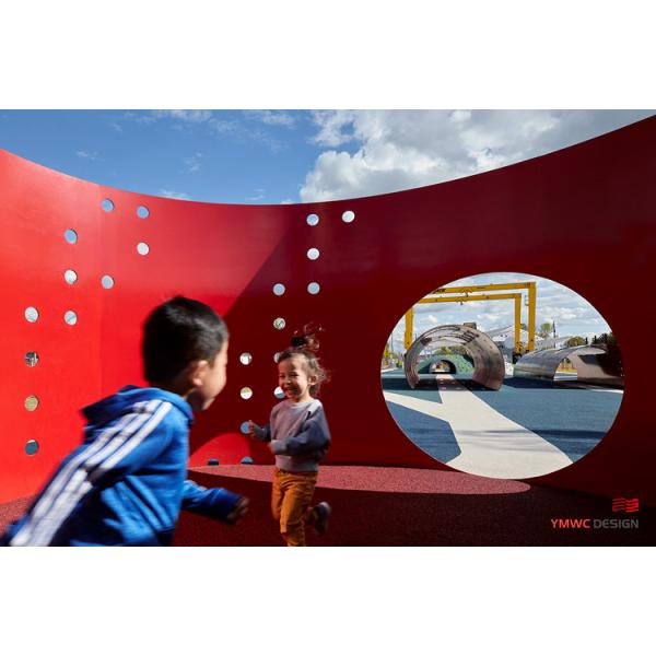 SCULPTURE of Outdoor Children's Playground Construction and Park Amusement Facilities