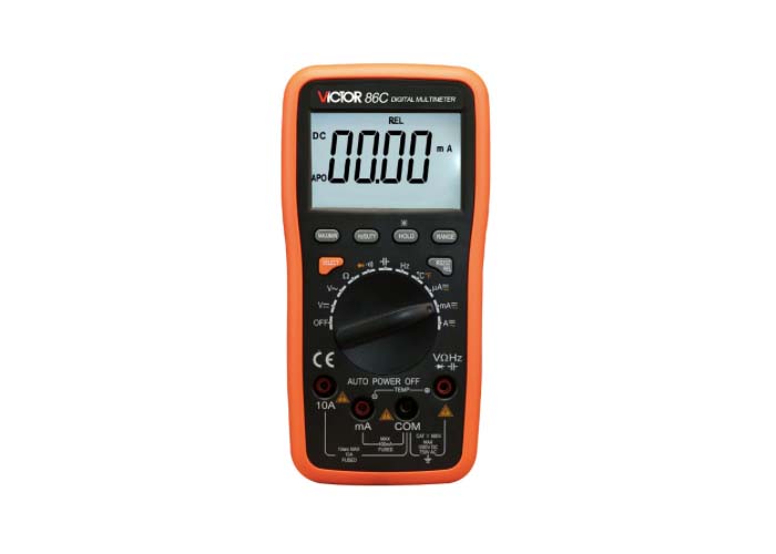 Ac 750V цифров вольтметра цифрового вольтамперомметра ВИКТОР 86C портативный