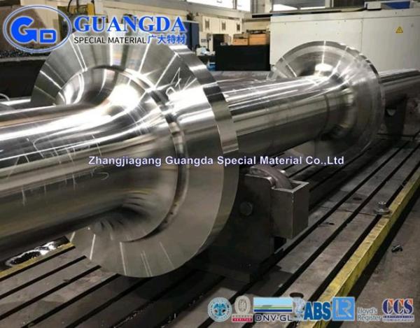 Large Forging Shaft For Cement Industry C45 Material Carbon Steel Forging