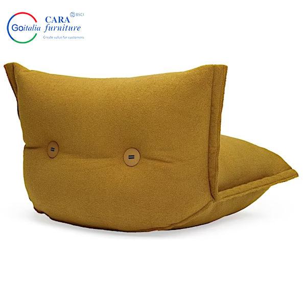 Soft Fabric Armless Lazy Luxury Chairs For Sitting in Apartment Personalized Design