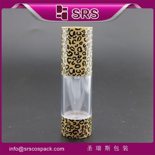 clear high quality and good price elegant airless bottle for lotion,beauty bottle pump