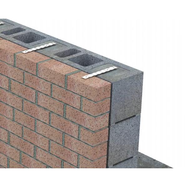 Настройка длины Surealong из нержавеющей стали Бетонный кирпичный формат Зигзаговый стенный плоский галстук