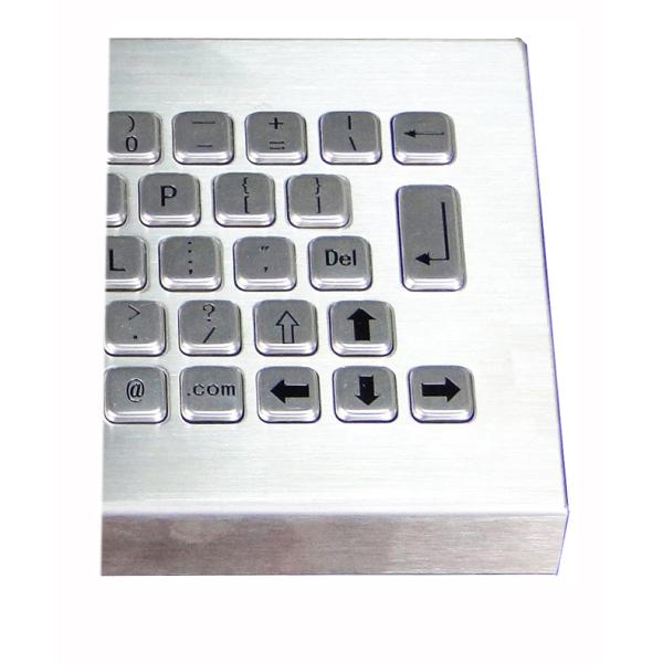 Почищенная щеткой клавиатура настольного компьютера нержавеющей стали промышленная, клавиатура металла IP65