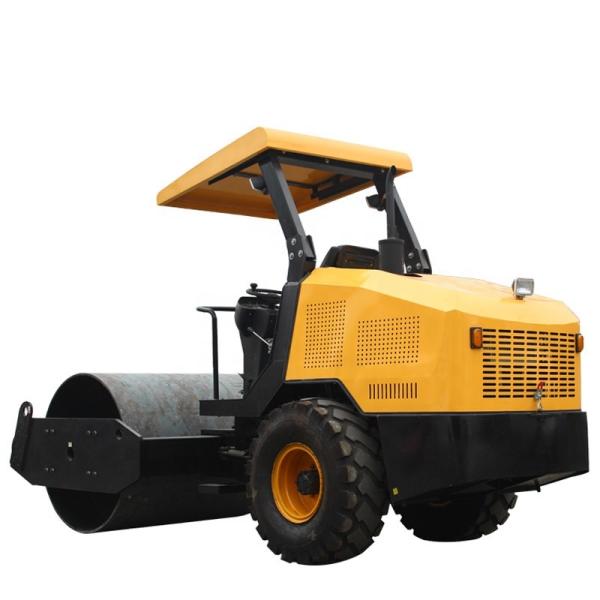 3.5 Tons Hydraulic Single Drum Vibratory Road Roller With Yellow Color
