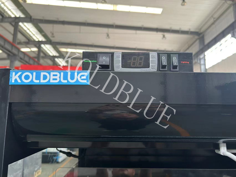 2500mm Commercial Multideck Open Chiller for Supermarket Fresh Food Display
