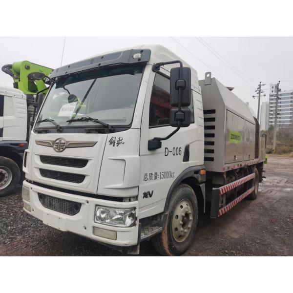 Zoomlion usó un camión de bomba de línea de hormigón con una boca de 100-26mpa con motor WP10G336E341