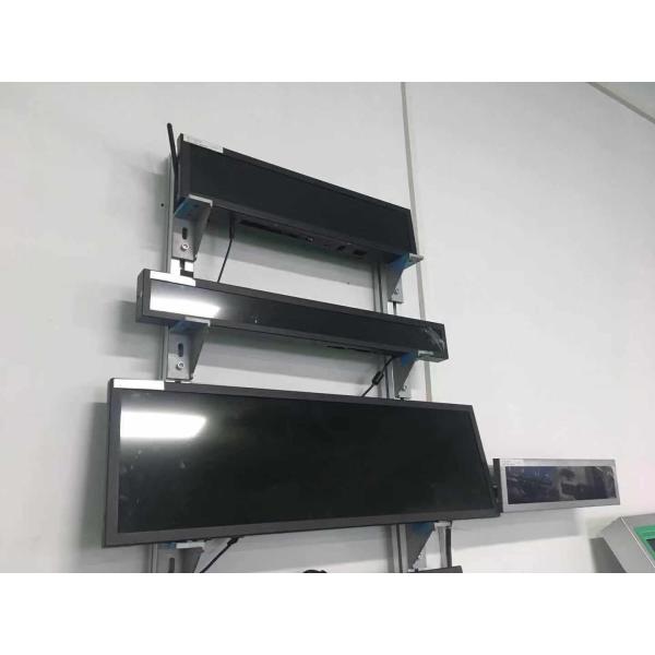 23,1 дисплей lcd бара простирания экрана касания прокладки медиа-проигрывателя баннерной рекламы супермаркета размера 38,5 дюймов изготовленный на заказ