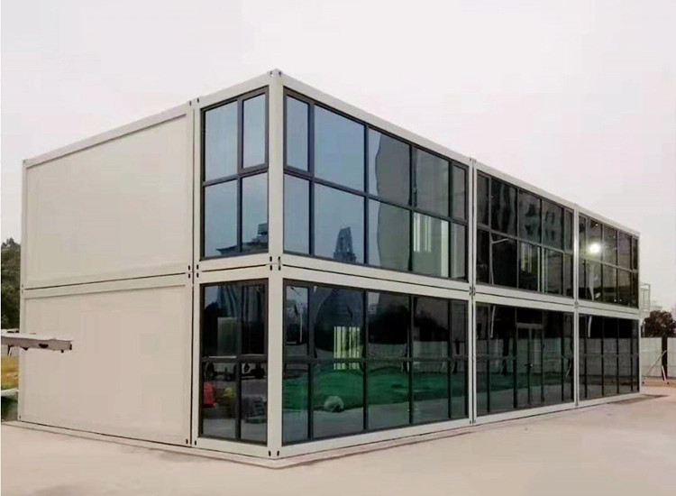 Resistente Al Viento Flat Pack Sitio Офисный контейнер Разъемный 20 футов