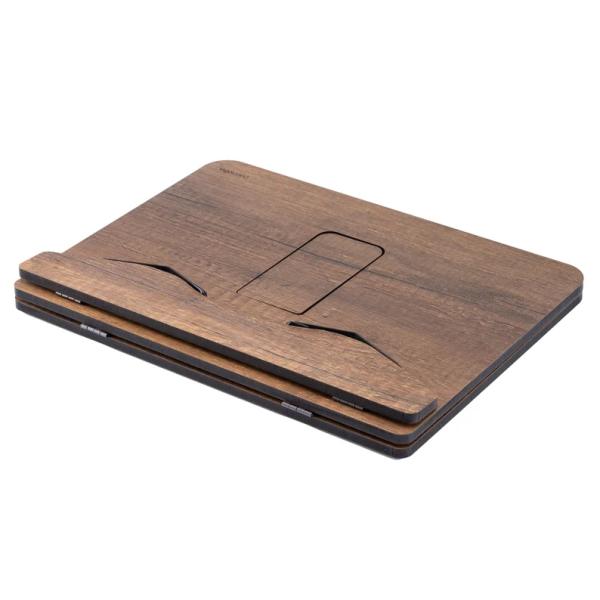 Personalized Adjustable Wooden Book Stand & Cookbook Recipe Holder Custom Foldable Portable Bible Stand Book Reader Bookend