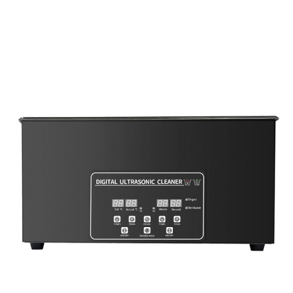 Black Titanium 22 Liter Ultrasonic Cleaner 480W Ultrasonic Cleaning Unit Multi Frequency Adjustable