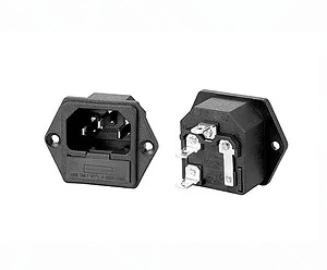 White Or Black PC Wall Argentina Electrical Sockets 3 Poles Female Round Single Power Outlet 10A 250V Grounded 2500W