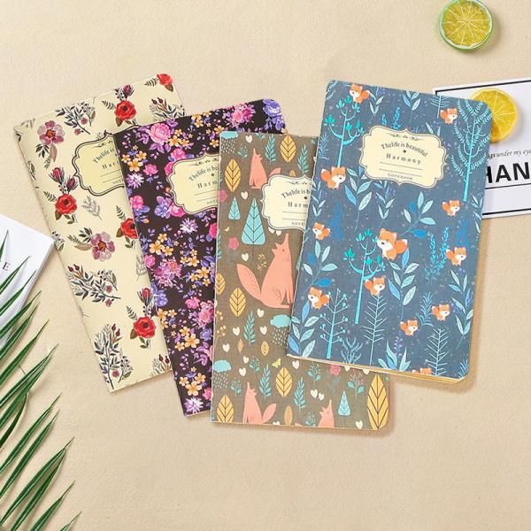 Customized Portable Sketchbook Soft Copy Kraft Paper Inner Page Notebook PP Cover for Business Office Use for Gifts Custom Logo