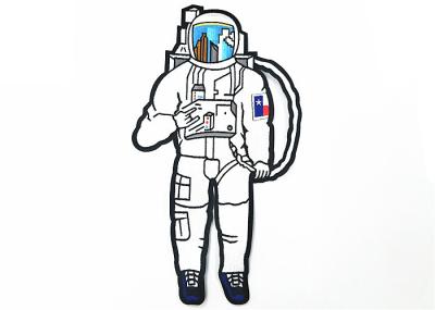 Os remendos feito-à-medida clássicos da NASA espaçam os remendos piloto de White Iron On