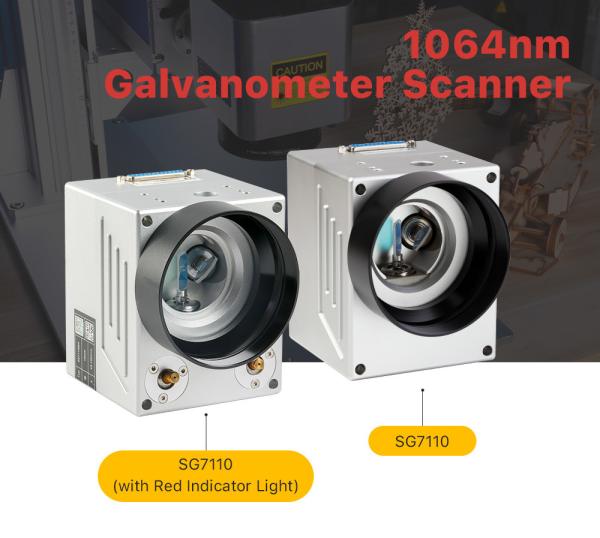 1064nm Fiber Laser Galvo Scanner SG7110 SG7110R Aperture 10mm For Fiber Marking