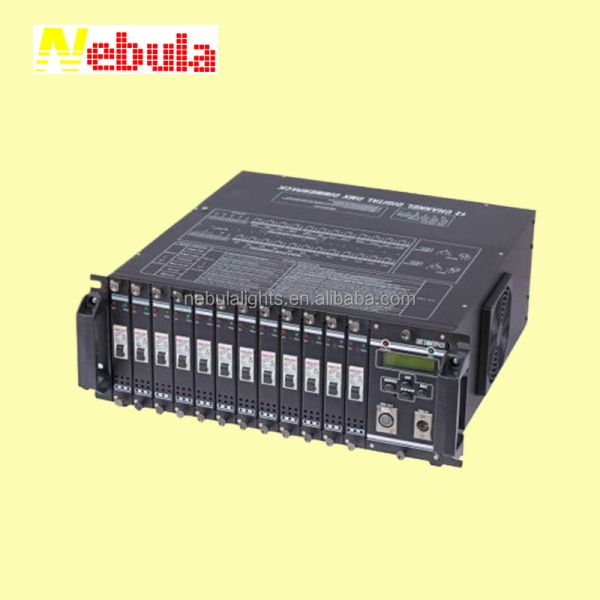 NEBULA 12 Channel Digital DMX Digital Switch Box Dimmer Pack for Stage Lights
