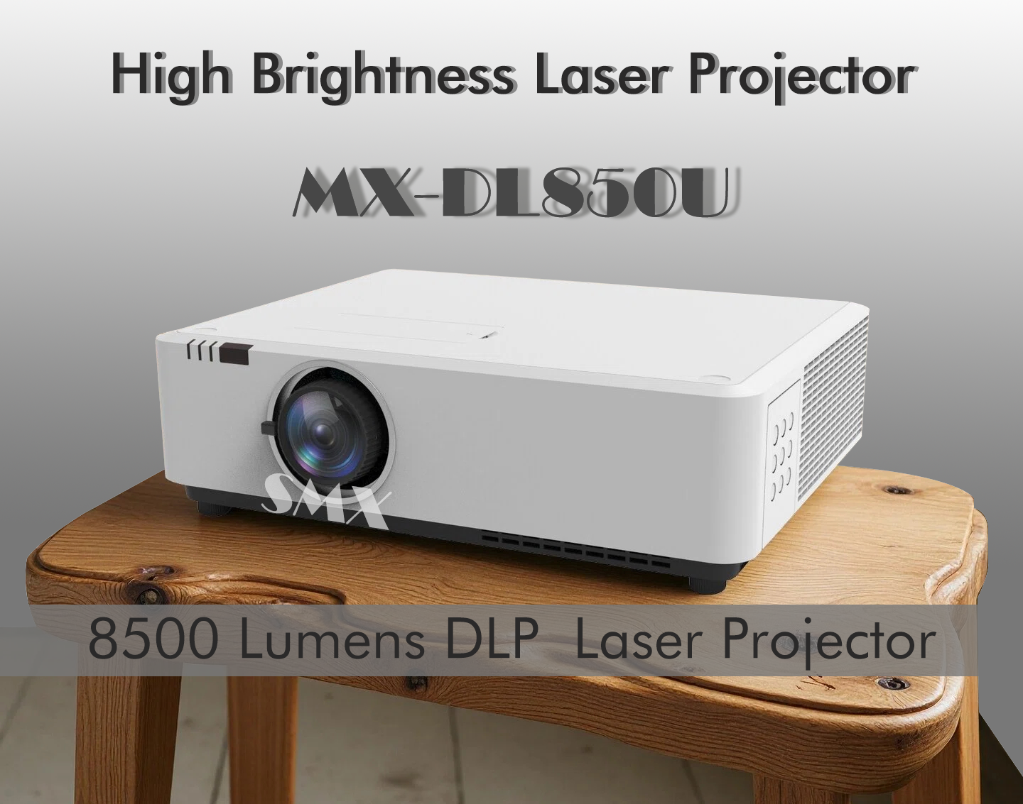 High Brightness 8500 Lumen DLP Laser Projector with WUXGA for Auditoriums Projection