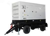 O eixo diesel 4 do dobro do gerador de Genset do reboque móvel de 30kva 60kva roda rebocador protege contra intempéries