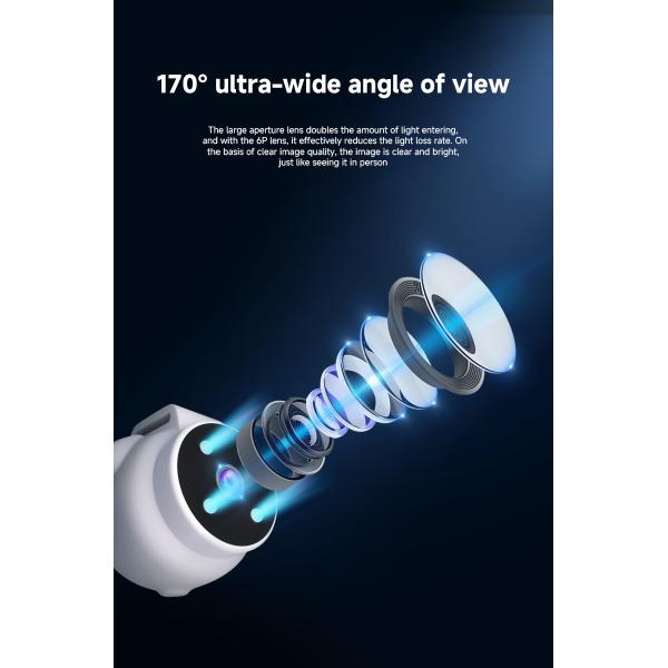 Mini cámara de acción con pulgar magnético de grabación de vídeo con arnés inalámbrico para perros