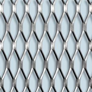 Low Carbon Steel Flattened Expanded Metal Mesh 4x8 25mm Thickness