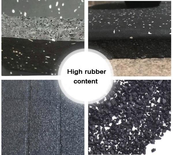 Eco-friendly Sports Floor Mat Gym Rubber Floor Soundproof Dance Floor Mats