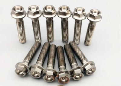 Gr5 Bolts Titanium Fasteners Hexagon Flange Bolt For All Sizes Motorcycle Parts