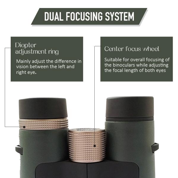 Бинокли окуляра 10X42 взгляда ясного зрения нижнего света большие для взрослых