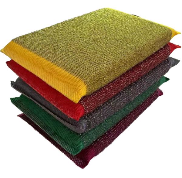 Heavy-Duty Sponge scrubber with Scouring Pad for Kitchen