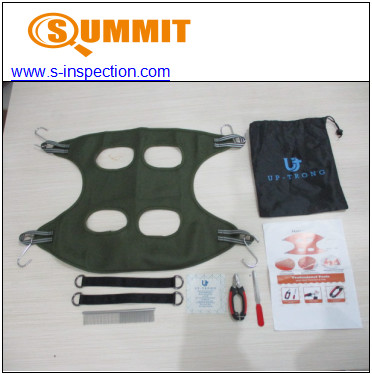 Pet Grooming Hammock Set Quality Control And Pre Shipment Inspection