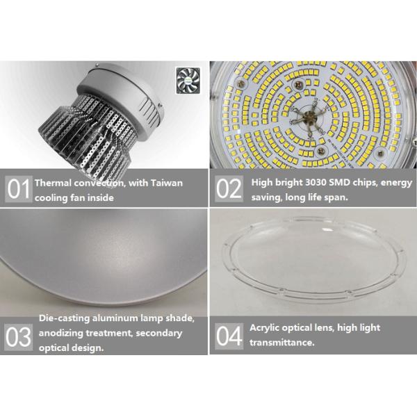 Aluminum Fin LED High Bay Light 100W 150W 200W 300W
