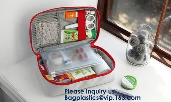 First Aid Bags, Kit Bag, Medical Storage Bag, Portable Pouch, Emergency Medicine, Handy Pills Pocket