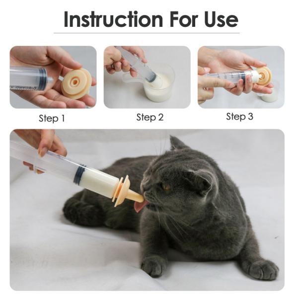 Silicone Pet Feeding Syringes Anti Choking Pet Syringe Feeder