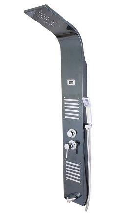 Single Handle Stainless Steel Shower Panel for Family Hotel Bathroom Using