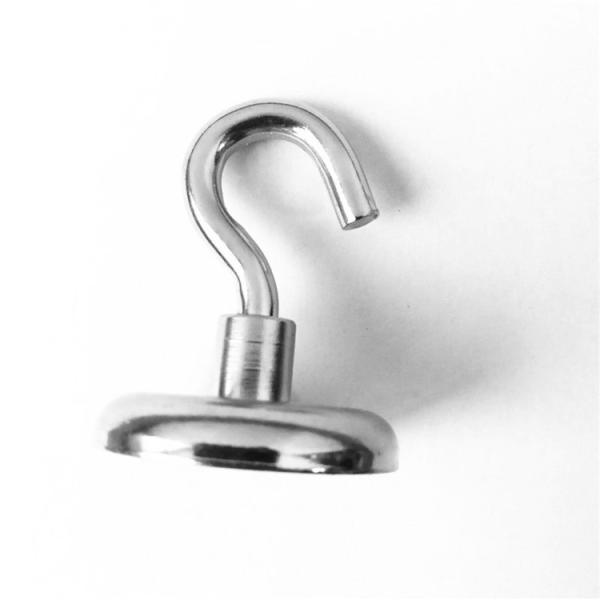 Composite Strong Magnetic Hook D90*h18-M10 D3.54 inch*h0.71 inch with NdFeB Magnet