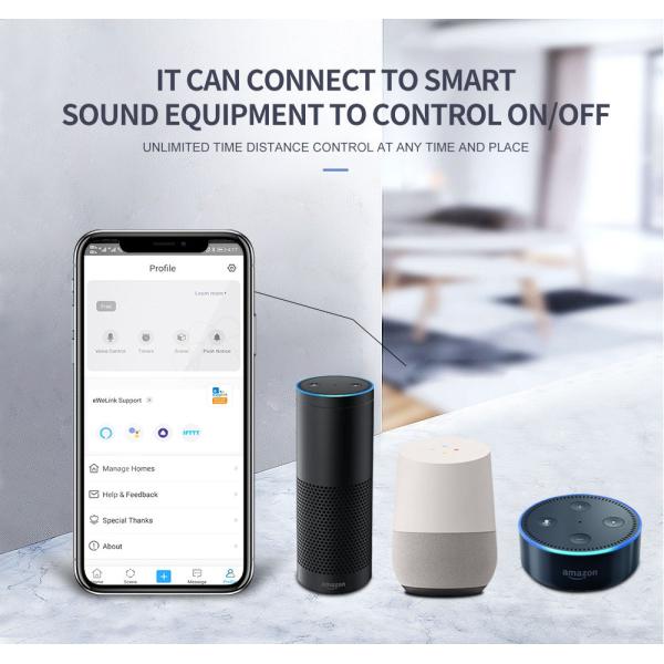 Din Rail WIFI Circuit Breaker Switch Remote Voice Control by Ewelink APP for Home mcb timer 110V 220V 380V