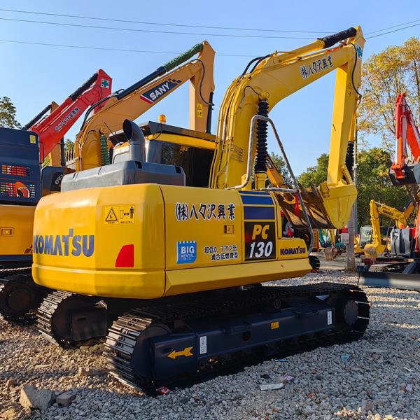 13000kg Pc130-7 Used Komatsu Excavators 13Ton Compact Excavator Diggers
