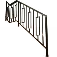 Side Mounted Modern Black Stair Handrail Railing 6061 Aluminum Alloy For Steps