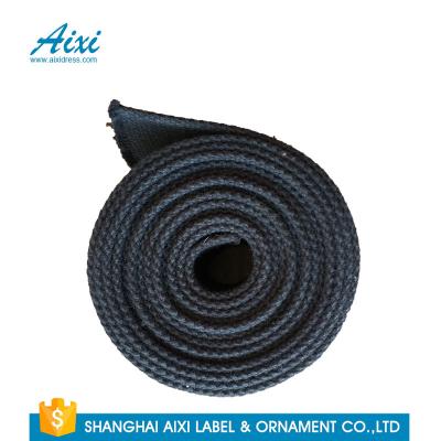 Black Fabric Casual Belt 100% Woven Printing Cotton Webbing Straps