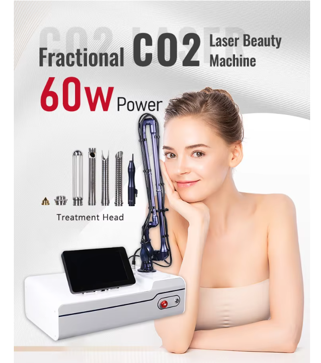 10600nm RF Tube Fractional CO2 Laser Machine Skin Rejuvenation Scar Removal