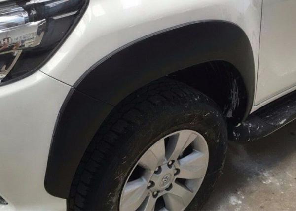 Arcos de roda de estilo OE Flares de pára-choques Para Toyota New Hilux Revo 2015 2016