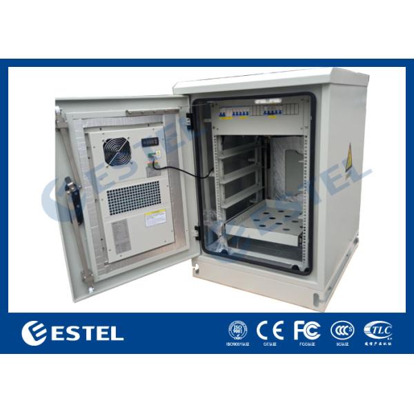 Stainless Steel IP56 Weatherproof Telecom Equipment Racks Outdoor Dual Door