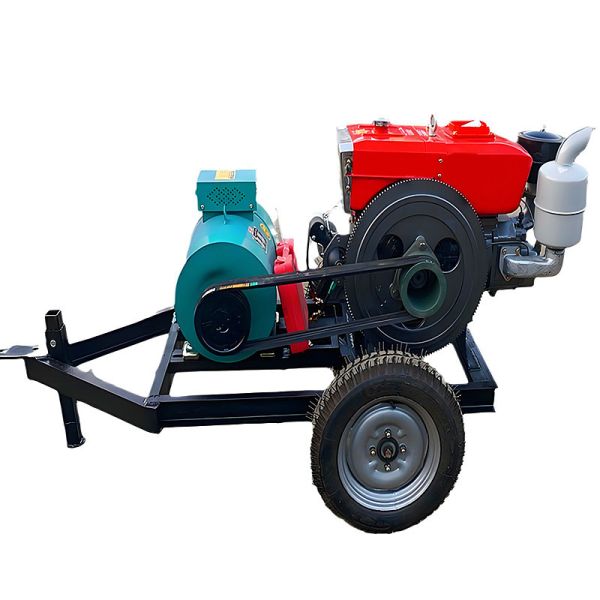 Remote Areas Diesel Engine Power Generator Portable Diesel Generator  Open Type Diesel Generator