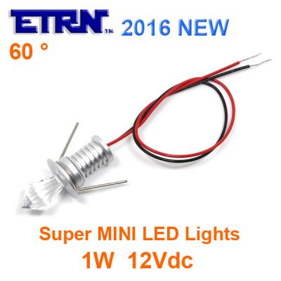 1W Starry Crystal Downlights DC 12V Super Bright MINI LED Single Recessed Spotlights