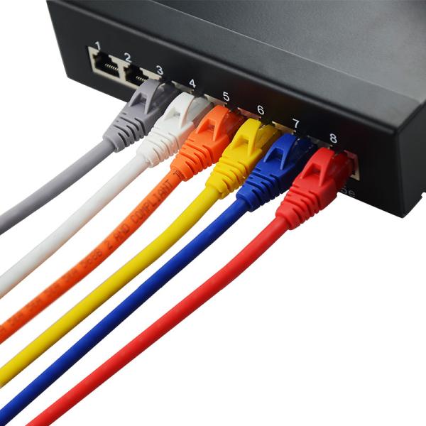 gato 6 de UTP do cabo de remendo do cabo da rede Ethernet dos 10m 34AWG