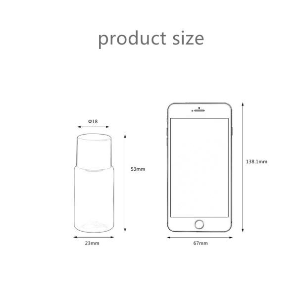 забота кожи бутылки пластикового ролика ЛЮБИМЦА 100ml упаковывая тяжелую бутылку