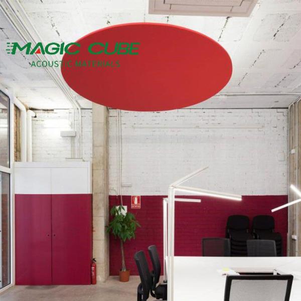 Modern Design PET Ceiling Acoustic Panel Fire Retardant For Studio NRC 0.9