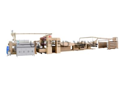 Flat Filament Yarn Tape Extrusion Line For Pp And Pe Two Die Head 400KW
