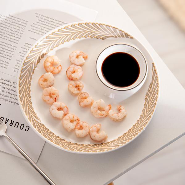 Sustainable 9.5 Inch And 8.5 Inch Ceramic Porcelain Party Plates With Sauce Dish Susi Plate